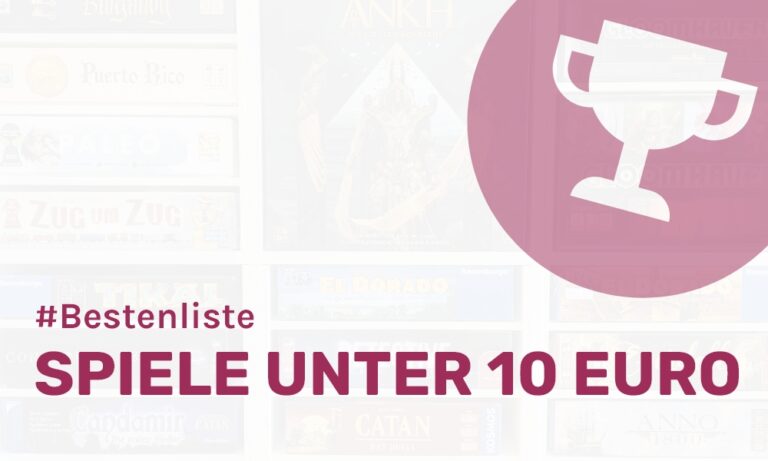 Gesellschaftsspiele unter 10 Euro Cover von Spielenerds