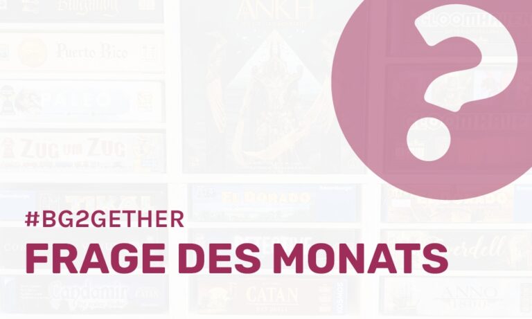 Coverbild Frage des Monats in Pink von Spielenerds