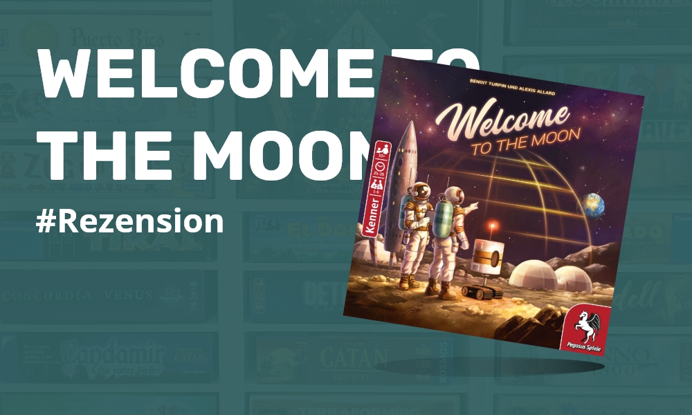 Welcome to the Moon Brettspiel Rezension von Spielenerds
