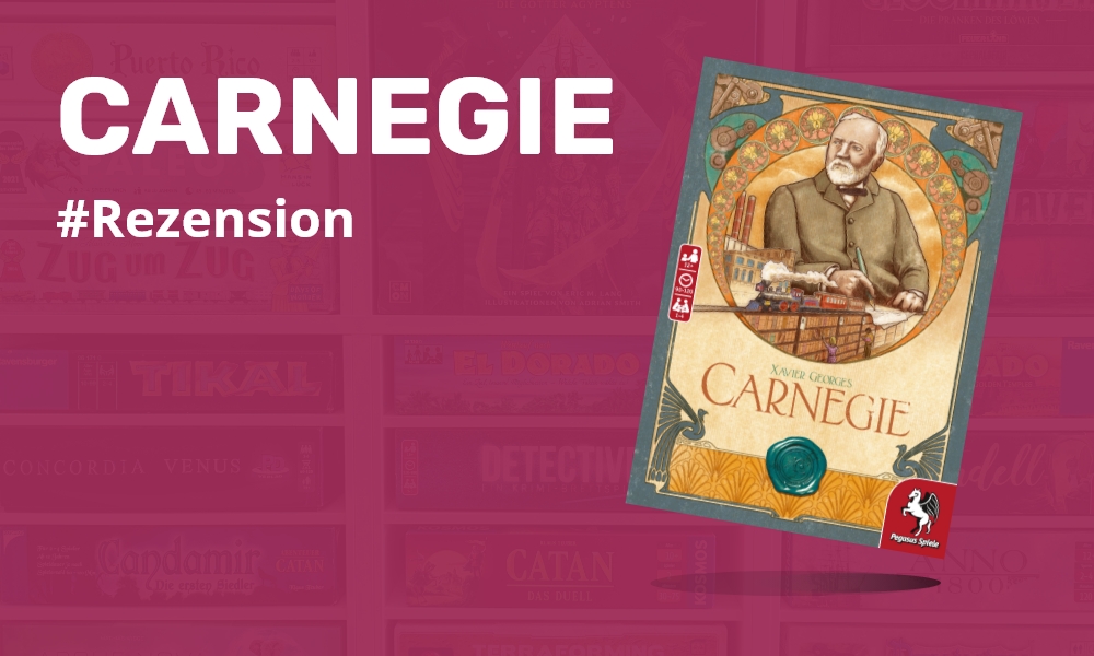 Carnegie Brettspiel Rezension von Spielenerds